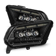 Load image into Gallery viewer, AlphaRex 13-14 Ford Mustang NOVA LED Proj Headlights Alpha-Blk w/Actv Light &amp; Seq.Sig / SB DRL - Main Product View