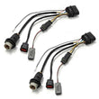 Load image into Gallery viewer, AlphaRex 13-18 Ram 1500 Wiring Adapter Stock Proj Headlight to AlphaRex Headlight Converters - Side View