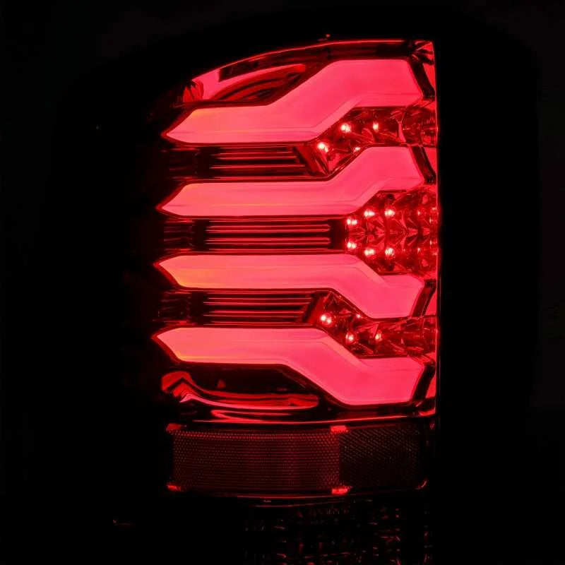AlphaRex 14-18 Chevrolet Silverado 1500 PRO-Series LED Tail Lights Red Smoke - Additional View 5