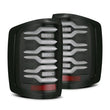 Load image into Gallery viewer, AlphaRex 14-18 Chevrolet Silverado Luxx-Series LED Tail Lights Black w/Activ Light/Seq Signal - Main Product View