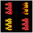 Load image into Gallery viewer, AlphaRex 14-18 Chevrolet Silverado Luxx-Series LED Tail Lights Black w/Activ Light/Seq Signal - Side View