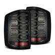 Load image into Gallery viewer, AlphaRex 14-18 Chevy Silverado 1500 Luxx-Series LED Tail Lights Alpha-Black w/Activ Light/Seq Signal - Main Product View