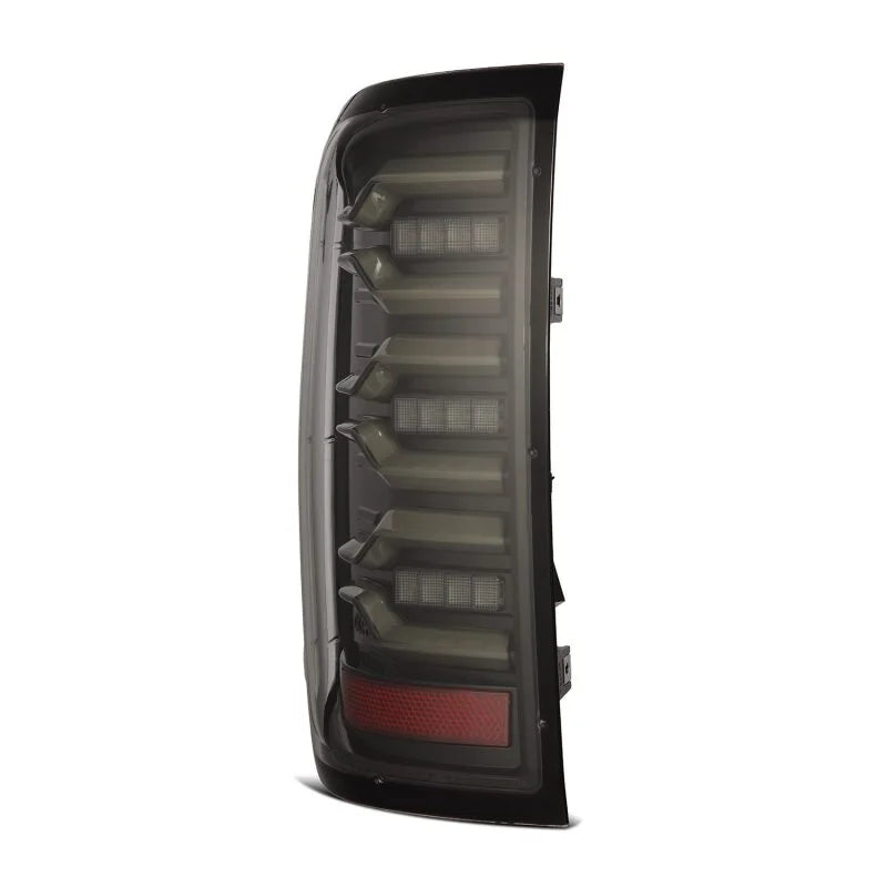 AlphaRex 14-18 Chevy Silverado 1500 Luxx-Series LED Tail Lights Alpha-Black w/Activ Light/Seq Signal - Additional View 7