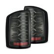 Load image into Gallery viewer, AlphaRex 14-18 GMC Sierra 1500/2500HD/3500HD LUXX-Series LED Tail Lights Alpha-Blk Actv Lgt Seq. Sig - Main Product View
