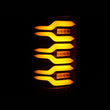 Load image into Gallery viewer, AlphaRex 14-18 GMC Sierra 1500/2500HD/3500HD LUXX-Series LED Tail Lights Blk w/Actv Light &amp; Seq. Sig - Installation View