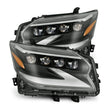 Load image into Gallery viewer, AlphaRex 14-19 Lexus GX 460 NOVA LED Projector Headlights Plank Style Black w/Activ Light/Seq Signal - Main Product View