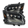 Load image into Gallery viewer, AlphaRex 14-19 Lexus GX460 (Non-AFS) NOVA LED Proj Headlights Alpha Black w/Activ Light/Seq Signal - Main Product View