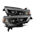 Load image into Gallery viewer, AlphaRex 14-20 Toyota 4Runner PRO-Series LED Proj Headlights Alpha-Black w/Sequential Signal/DRL - Main Product View