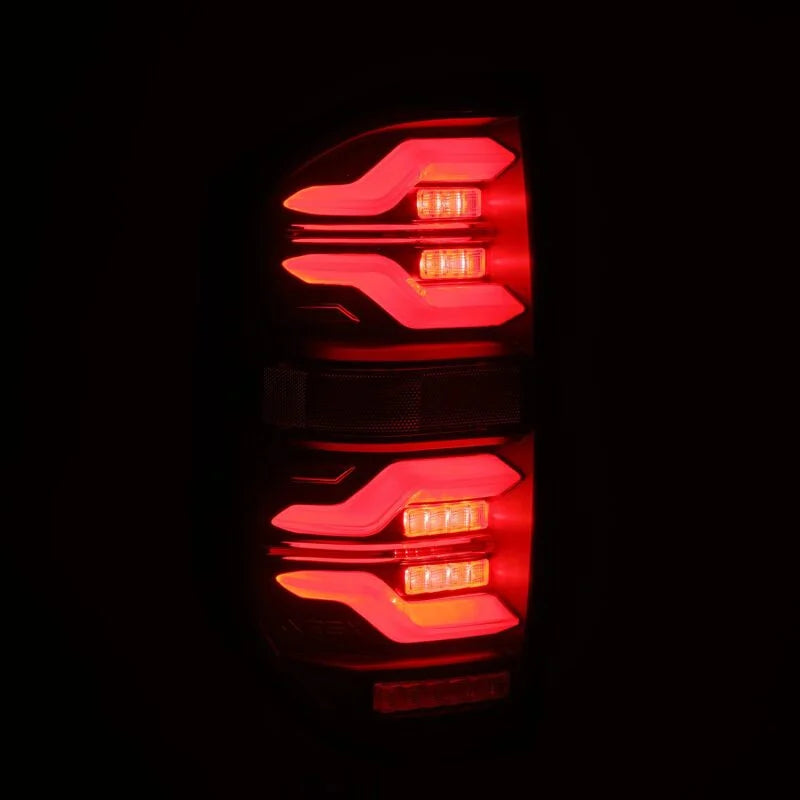 AlphaRex 14-21 Toyota Tundra LUXX LED Taillights Alpha Blk w/Activ Light/Seq Signal - Additional View 5
