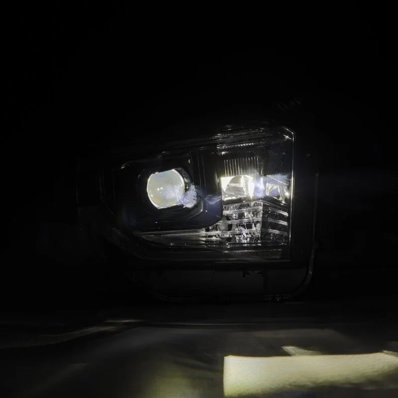 AlphaRex 14-21 Toyota Tundra LUXX-Series LED Proj Headlights Alpha-Blk w/Actv Light & Seq. Sig + DRL - Additional View 6