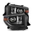 Load image into Gallery viewer, AlphaRex 14-21 Toyota Tundra LUXX-Series LED Proj Headlights Blk w/Actv Light &amp; Seq. Sig + DRL - Main Product View