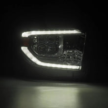 Load image into Gallery viewer, AlphaRex 14-21 Toyota Tundra NOVA LED Proj HL Chrome w/Actv Light &amp; Seq. Sig + Switchback DRL - Back View