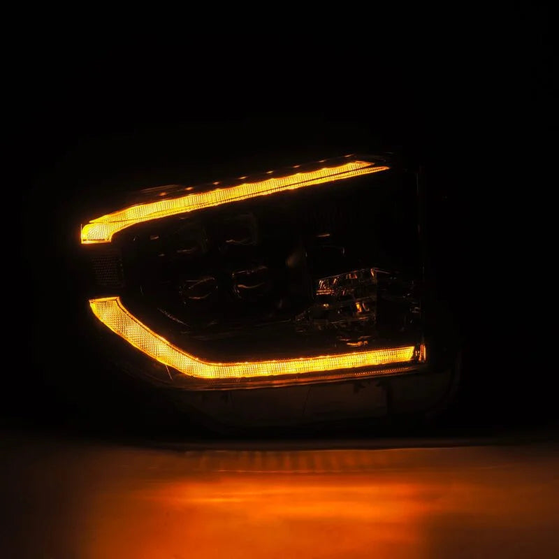 AlphaRex 14-21 Toyota Tundra NOVA-Series LED Proj Headlights Alpha-Blk w/Actv Light & Seq. Sig + DRL - Additional View 5