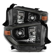 Load image into Gallery viewer, AlphaRex 14-21 Toyota Tundra PRO-Series Projector Headlights Black w/Seq. Sig. + DRL - Main Product View