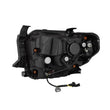 Load image into Gallery viewer, AlphaRex 14-21 Toyota Tundra PRO-Series Projector Headlights Black w/Seq. Sig. + DRL - Side View