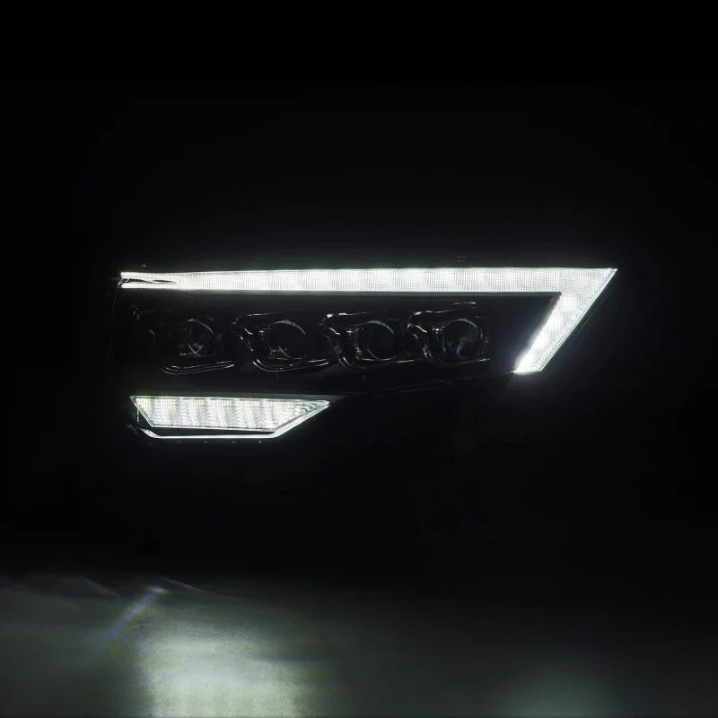AlphaRex 14-22 Toyota 4Runner (2021 Req. Conv) NOVA LED Proj HL Blk w/Actv Light & Seq. Sig + SB DRL - Additional View 6
