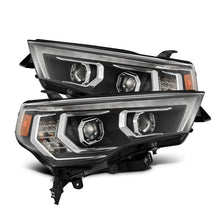 Load image into Gallery viewer, AlphaRex 14-22 Toyota 4Runner PRO-Series Projector Headlights Black w/Seq. Sig. + DRL - Main Product View