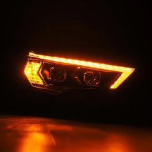 Load image into Gallery viewer, AlphaRex 14-22 Toyota 4Runner PRO-Series Projector Headlights Black w/Seq. Sig. + DRL - Side View