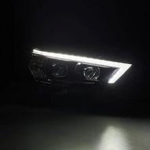 Load image into Gallery viewer, AlphaRex 14-22 Toyota 4Runner PRO-Series Projector Headlights Black w/Seq. Sig. + DRL - Installation View