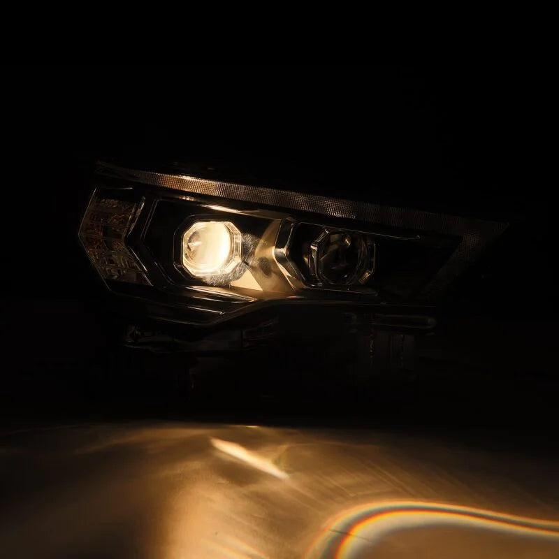 AlphaRex 14-22 Toyota 4Runner PRO-Series Projector Headlights Black w/Seq. Sig. + DRL - Additional View 5