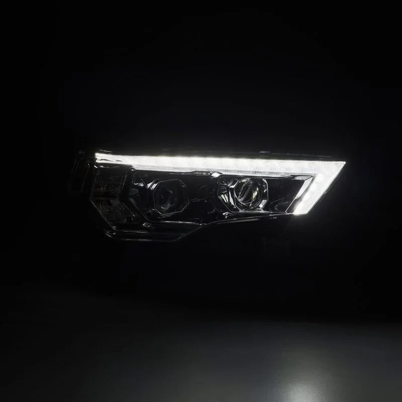AlphaRex 14-22 Toyota 4Runner PRO-Series Projector Headlights Black w/Seq. Sig. + DRL - Additional View 6