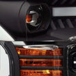 Load image into Gallery viewer, AlphaRex 15-17 Ford F-150 PRO-Series Projector Headlights Plank Style Black w/Activ Light/Seq Signal - Side View