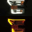 Load image into Gallery viewer, AlphaRex 15-17 Ford F-150 PRO-Series Projector Headlights Plank Style Chrm w/Activ Light/Seq Signal - Detail View