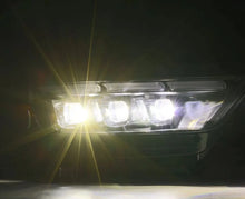 Load image into Gallery viewer, AlphaRex 15-17 Ford Mustang NOVA LED Proj Headlights Black w/Activ Light/Seq Signal/Switch DRL - Installation View
