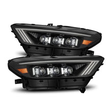 Load image into Gallery viewer, AlphaRex 15-17 Ford Mustang NOVA Series LED Projector Headlights Blk - Main Product View