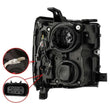 Load image into Gallery viewer, AlphaRex 15-19 Chevy 2500HD PRO-Series Proj Headlights Plank Jet Blk w/Activ Light/Seq Signal/DRL - Additional View 5