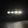 Load image into Gallery viewer, AlphaRex 15-23 Dodge Charger NOVA LED Proj Headlights Alpha-Blk w/Actv Light &amp; Seq.Sig / SB DRL - Back View