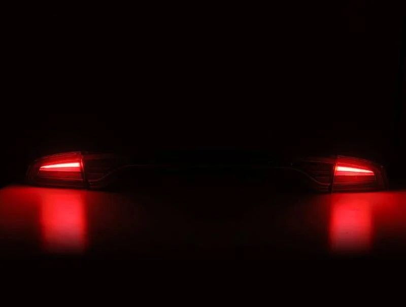 AlphaRex 15-23 Dodge Charger NOVA-Series Prismatic LED Tail Lights Black - Installation View