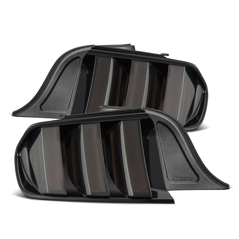 AlphaRex 15-23 Ford Mustang NOVA-Series Prismatic LED Tail Lights Alpha-Black - Main Product View