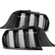 Load image into Gallery viewer, AlphaRex 15-23 Ford Mustang NOVA-Series Prismatic LED Tail Lights Black-Clear - Main Product View