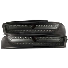 Load image into Gallery viewer, AlphaRex 16-18 Chevrolet Camaro PRO-Series LED Tail Lights Jet Black - Main Product View