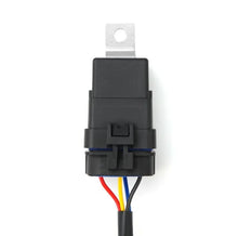 Load image into Gallery viewer, AlphaRex 16-18 GMC Sierra Stock LED Headlights to AlphaRex Projector Headlight Converters - Back View