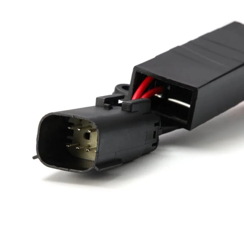 AlphaRex 16-18 GMC Sierra Stock LED Headlights to AlphaRex Projector Headlight Converters - Installation View