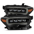 Load image into Gallery viewer, AlphaRex 16-20 Toyota Tacoma NOVA LED Projector Headlight Plank Style Alpha Black w/Activation Light - Main Product View
