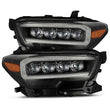 Load image into Gallery viewer, AlphaRex 16-20 Toyota Tacoma NOVA LED Projector Headlights Plank Style Black w/Activation Light - Main Product View