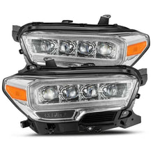 Load image into Gallery viewer, AlphaRex 16-20 Toyota Tacoma NOVA LED Projector Headlights Plank Style Chrome w/Activation Light - Main Product View