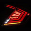 Load image into Gallery viewer, AlphaRex 16-21 Honda Civic Hatchback / Type-R FK8 Nova-Series LED Tail Lights (Pair) - Black - Back View