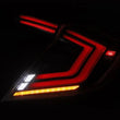 Load image into Gallery viewer, AlphaRex 16-21 Honda Civic Hatchback / Type-R FK8 Nova-Series LED Tail Lights (Pair) - Black - Installation View