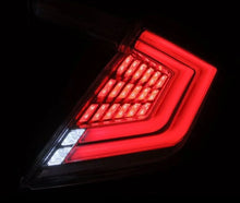 Load image into Gallery viewer, AlphaRex 16-21 Honda Civic Hatchback / Type-R FK8 Nova-Series LED Tail Lights (Pair) - Clear - Side View