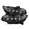 Load image into Gallery viewer, AlphaRex 16-21 Honda Civic NOVA-Series LED Proj Headlights Alpha-Black w/Actv Lgt &amp; Seq.Sig / SB DRL - Main Product View
