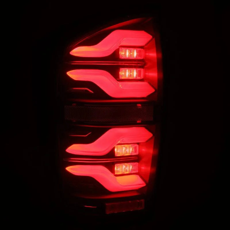 AlphaRex 16-21 Toyota Tacoma LUXX LED Taillights Blk w/Activ Light/Seq Signal - Additional View 6