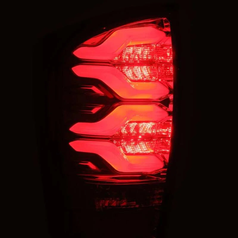 AlphaRex 16-21 Toyota Tacoma LUXX LED Taillights Blk/Red w/Activ Light/Seq Signal - Additional View 5