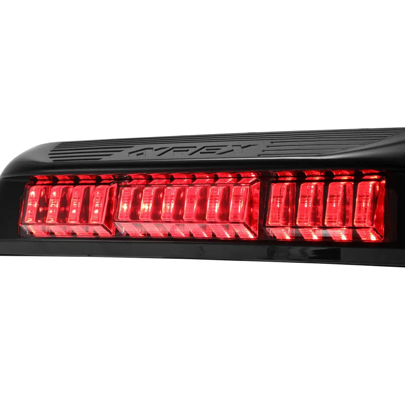 AlphaRex 16-23 Toyota Tacoma LUXX-Series LED 3rd Brake Light Black - Side View