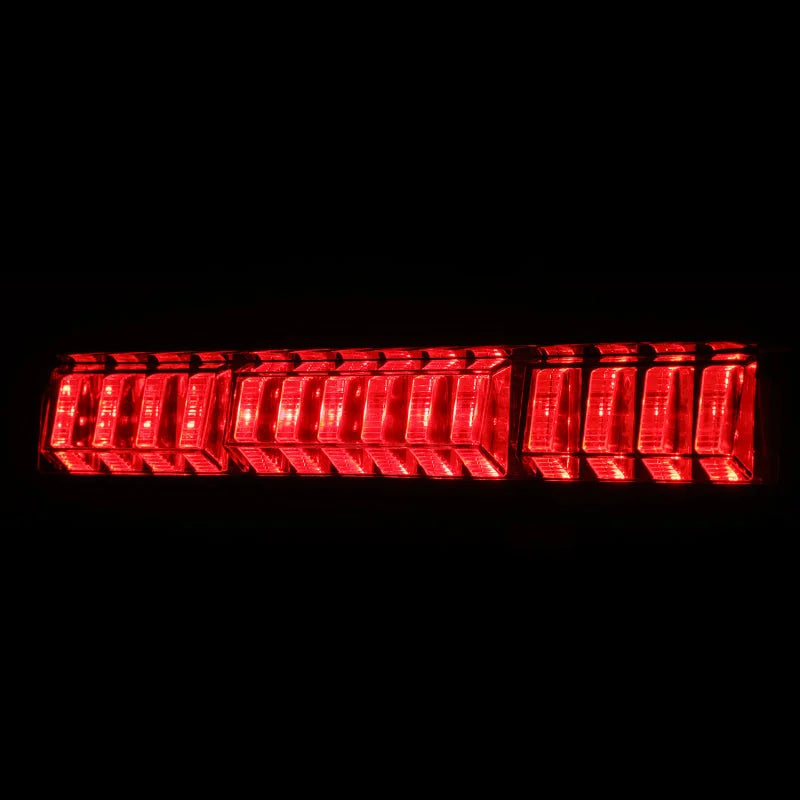 AlphaRex 16-23 Toyota Tacoma LUXX-Series LED 3rd Brake Light Black - Back View