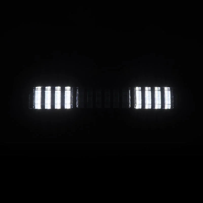 AlphaRex 16-23 Toyota Tacoma LUXX-Series LED 3rd Brake Light Black - Installation View