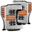 Load image into Gallery viewer, AlphaRex 17-19 Ford F-250 SD NOVA LED Proj Headlights Plank Style Chrome w/Activ Light/Seq Signal - Main Product View